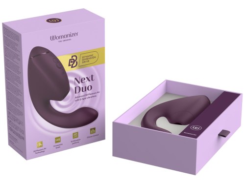 Vibrátor s pulzační stimulací klitorisu Womanizer Next Duo