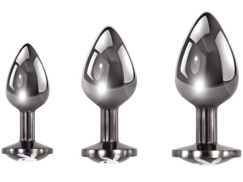 Sada análních kolíků se šperkem Pleasure 3 Ways
