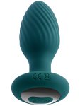 Vibrační a rotační anální kolík Spinning Tail Teaser