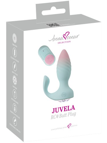 Vibrační anální kolík se šperkem Juvela