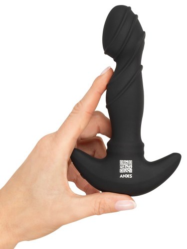 Vibrátor na prostatu s pohyblivými kroužky ANOS