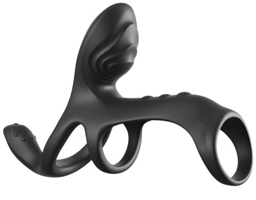 Párový vibrátor s kroužky na penis Ultimate Couples Cage Max