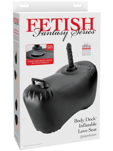 Nafukovací sedátko s dildem Body Dock Inflatable Love Seat
