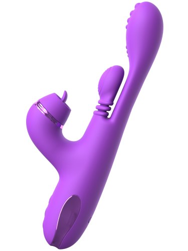 Vibrátor s králíčkem a nástavci Intimotion Pulse Pro