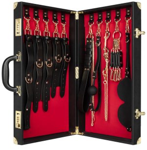 Bondage sada v kufříku Bedroom Fantasies, 13 ks – Bondage sady a postroje s pouty