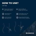 Široký erekční kroužek Boners