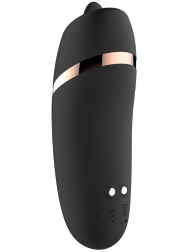 Vibrační stimulátor klitorisu s jazýčkem Rosy Gold