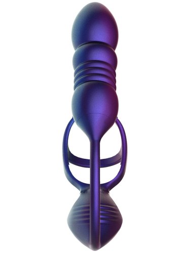 Kroužek na penis s přirážecím análním vibrátorem Deep Impact