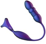 Kroužek na penis s přirážecím análním vibrátorem Deep Impact