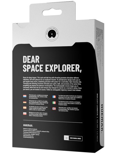 Kroužek na penis s přirážecím análním vibrátorem Deep Impact