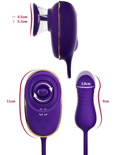 Multifunkční klitorální a anální stimulátor She.E.O