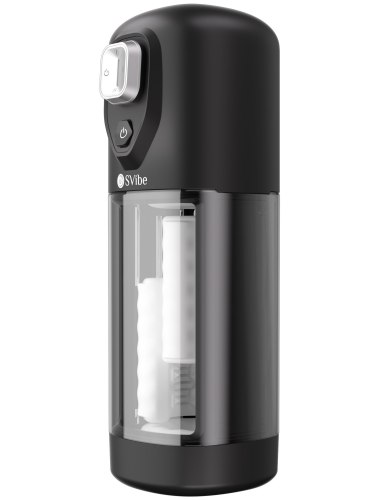 Hřejivý třecí a vibrační masturbátor Ikon Volt