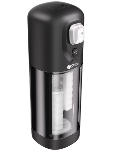 Hřejivý třecí a vibrační masturbátor Ikon Volt