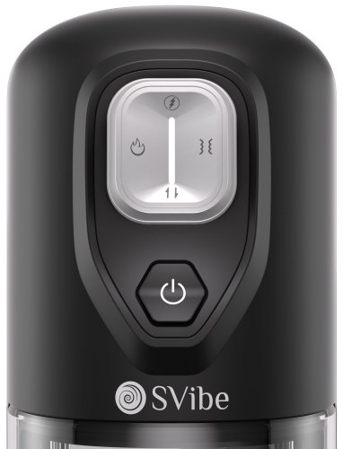 Hřejivý třecí a vibrační masturbátor Ikon Volt