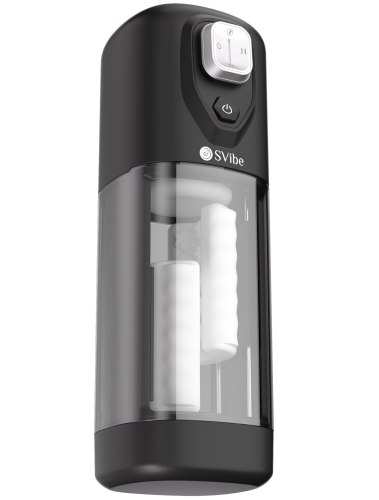 Hřejivý třecí a vibrační masturbátor Ikon Volt