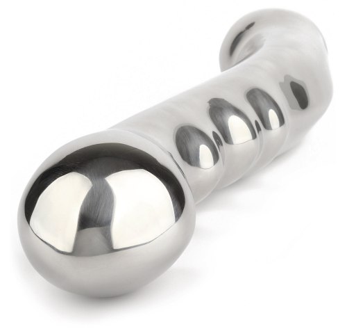 Oboustranné kovové dildo Elegant Eleven, 28 cm