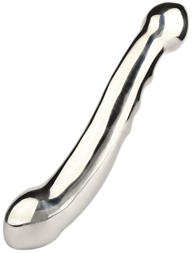 Oboustranné kovové dildo Elegant Eleven, 28 cm