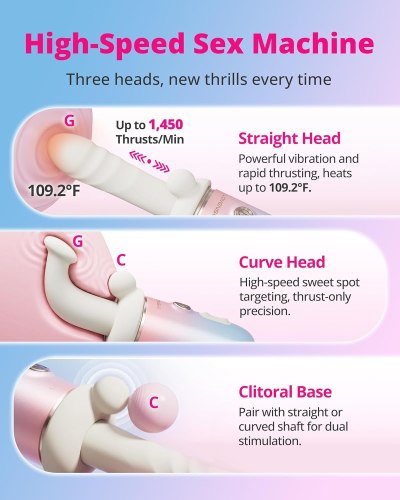 Interaktivní šukací stroj do ruky Lovense Spinel