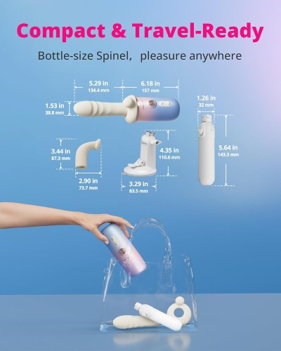 Interaktivní šukací stroj do ruky Lovense Spinel