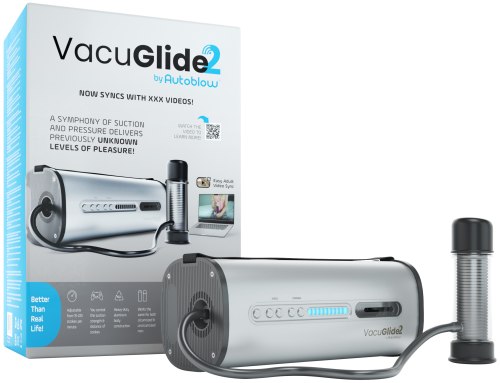 Interaktivní sací masturbátor pro muže VacuGlide 2