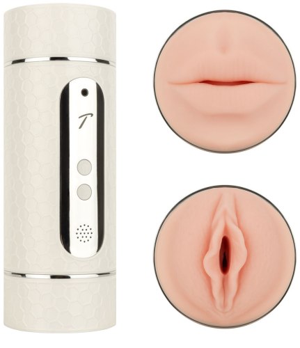 Oboustranný vibrační masturbátor se zvukem Teazers