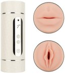 Oboustranný vibrační masturbátor se zvukem Teazers