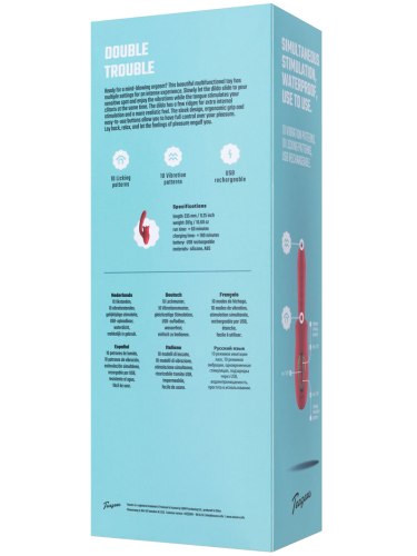 Vibrátor se stimulátorem klitorisu Teazers