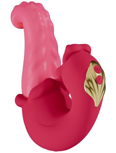 Rotační vibrátor se dvěma jazyky Teazers