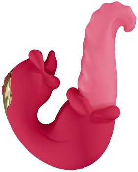 Rotační vibrátor se dvěma jazyky Teazers – Dvojité a trojité vibrátory