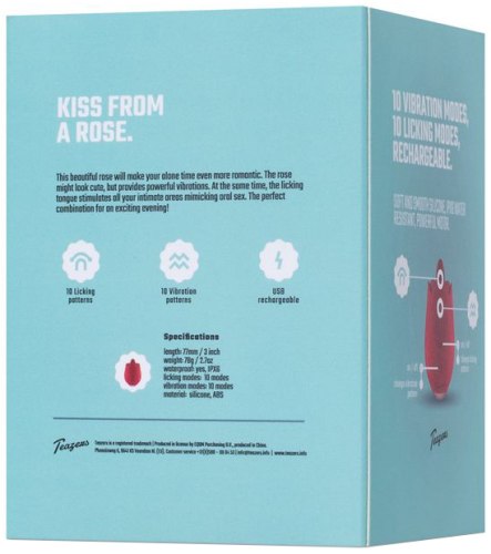 Vibrační a lízací stimulátor klitorisu Teazers