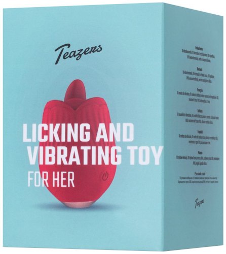 Vibrační a lízací stimulátor klitorisu Teazers