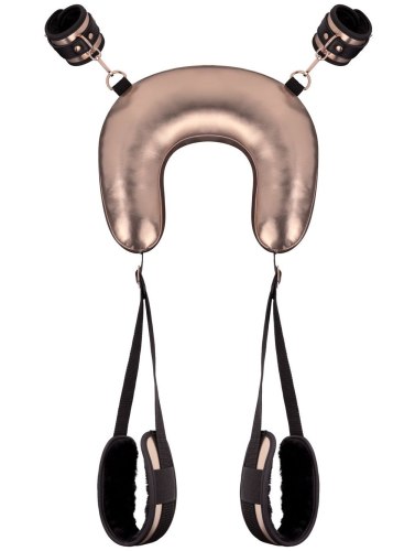 Bondage postroj s polštářem Rosy Gold