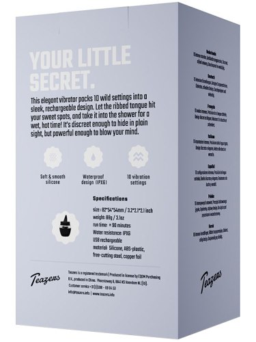 Vibrační stimulátor klitorisu s jazýčkem Teazers