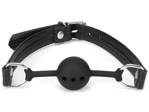 Roubík s kuličkou Black Bond – Roubíky s kuličkou (ball gag)