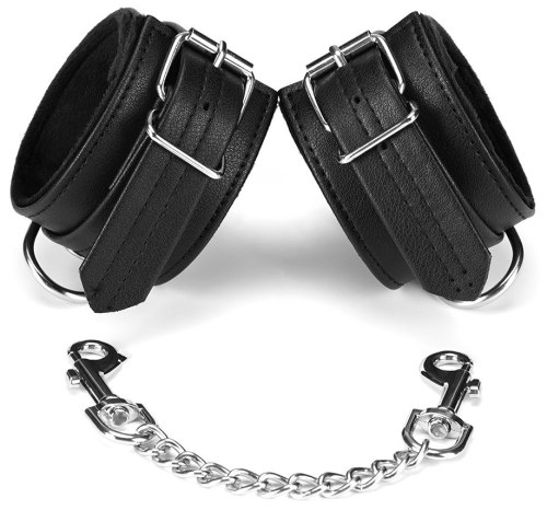 Pouta na ruce z recyklované kůže Black Bond