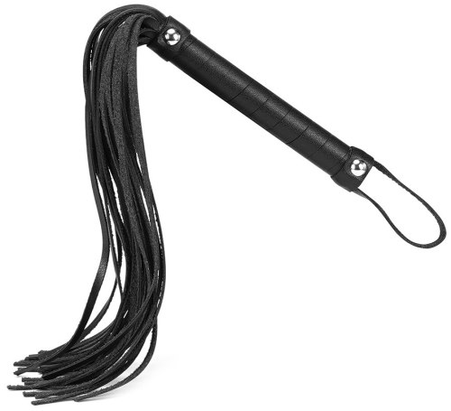 Důtky z recyklované kůže Black Bond