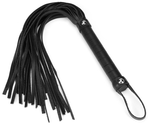 Důtky z recyklované kůže Black Bond