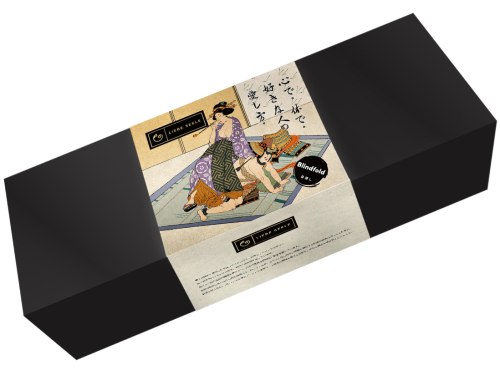 Kožená maska na oči Samurai