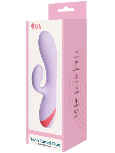 Vibrátor s králíčkem Twin Toned Duo