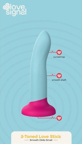 Dildo s přísavkou 2-Toned Love Stick Small