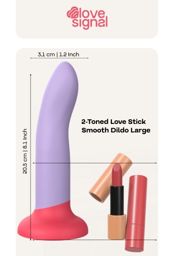 Dildo s přísavkou 2-Toned Love Stick Large