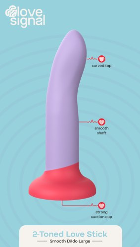 Dildo s přísavkou 2-Toned Love Stick Large