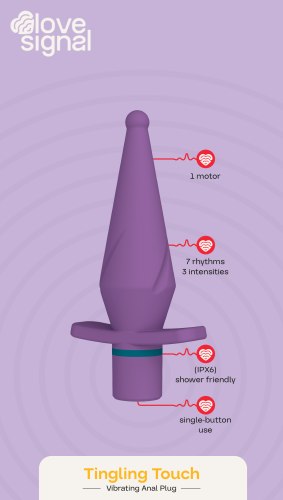 Vibrační anální kolík Tingling Touch