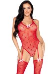 Síťované body s punčochami Leg Avenue