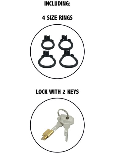 Plastová klec na penis Penis Prison Short