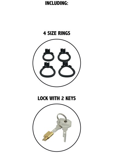 Plastová klec na penis Penis Prison Regular