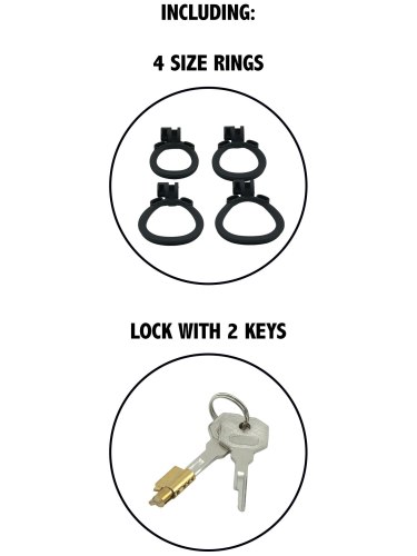 Plastová klec na penis Penis Prison Long