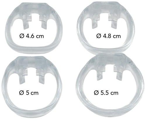 Plastová klec na penis Clear Control Regular