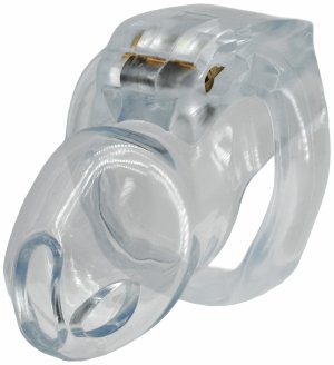 Plastová klec na penis Clear Control Regular – Klece na penis