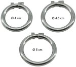 Kovová klec na penis Chestity Cock Harness X-Short